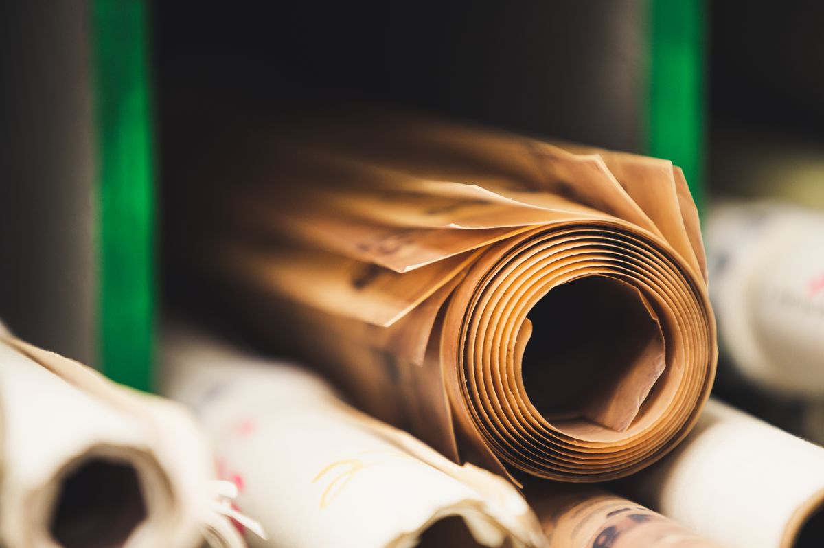 Rolled kraft paper stock